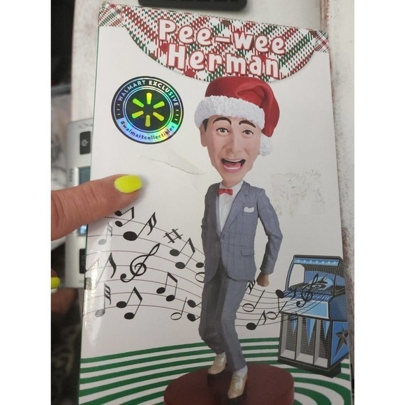 Royal Bobbles Holiday Edition Pee Wee Herman Christmas Bobblehead NEW Exclusive - Picture 13 of 13